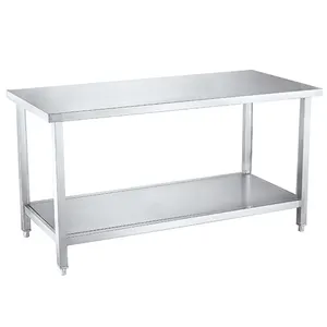 Mobile Repair Stainless Steel Work Table And Workbench For Restaurant