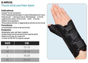 E-Vie E-WR058 Poignet Appui Pouce Brace Palm <span class=keywords><strong>Splint</strong></span> pour Traiter La Douleur Au Poignet L'arthrite - Product Image 3