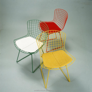 Por encargo al aire libre replica Bertoia alambre de metal silla con malla - Product Image 6