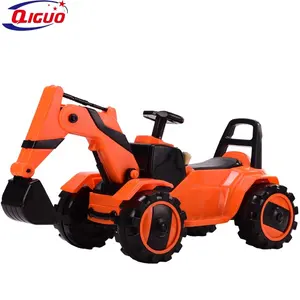 Children's electric skid excavator car