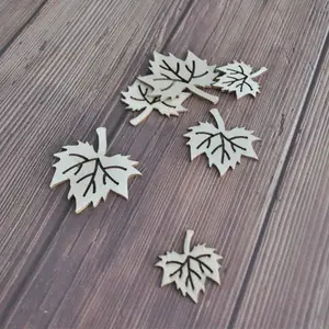 Custom Wood Craft Leaf Shapes Laser Cut Wood Cut Out Shapes