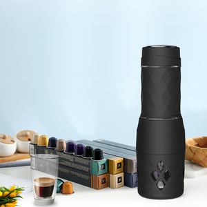 Taşınabilir soğuk demleme sıcak kahve ve çay 2 in 1 çıkarma için en çok satan Mini Espresso kahve makinesi seyahat yürüyüş kamp