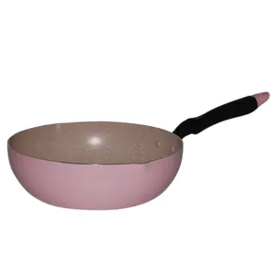 2016 new design Non-Stick Coating 100% PTFE and PFOA Free wok