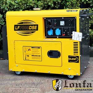 중국 LONFA 브랜드 고품질 5kw 5kva 침묵 디젤 발전기 가격