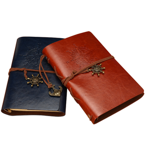 En gros Rétro Pirate Bateau Couverture En Cuir Cahier à feuilles mobiles Boussole Carnet de notes Journal en cuir personnalisé - Product Image 3