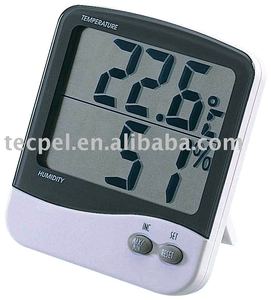 Grand écran thermomètre./hygromètre, température et d'humidité mètre( dtm- 301) - Product Image 1