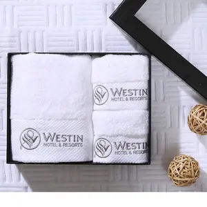 Women bath wrap towel gift set box packaging Christmas hand bathroom towels 3 pcs bath towel for giveaways