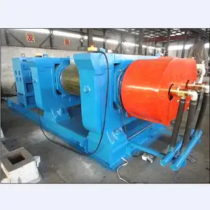 Double-crank shaft rubber crusher for used tire recycling