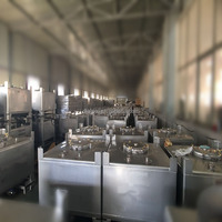 Conteneur IBC en acier inoxydable de qualité alimentaire E-DO, empilable et écologique