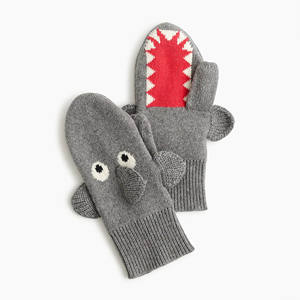 <span class=keywords><strong>Ensemble</strong></span> de <span class=keywords><strong>bonnet</strong></span> tricoté en jacquard avec motif de requin en coton, nylon et laine, 60/30/10 - Product Image 3