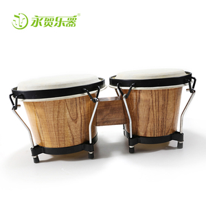 Venta al por mayor nuevo <span class=keywords><strong>y</strong></span> Popular tradicional instrumento musical madera <span class=keywords><strong>Bongo</strong></span> de conjoined twin tambor - Product Image 4