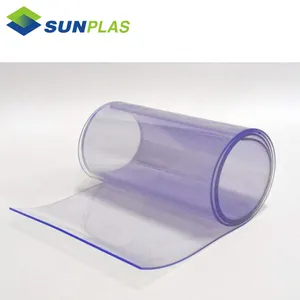 Rollo flexible transparente de pvc y hoja de plástico de impresión por inyección de tinta