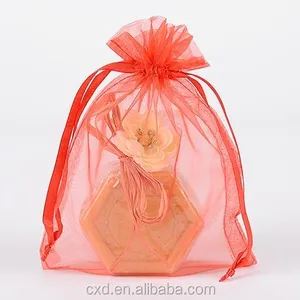 Bulk organza bags/large organza gift bags for shampoo bottles/candles/slipers/gourmet condiments