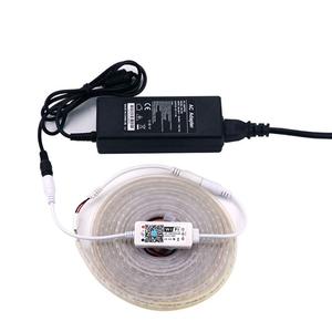 Contrôleur <span class=keywords><strong>de</strong></span> bande <span class=keywords><strong>de</strong></span> LED wifi couleur unique compatible avec Alexa Google Assistant - Product Image 6