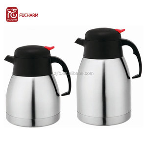 Mejor Vendedor <span class=keywords><strong>Amazon</strong></span> cocina frasco vacío de acero inoxidable cafetera con mango de plástico - Product Image 2