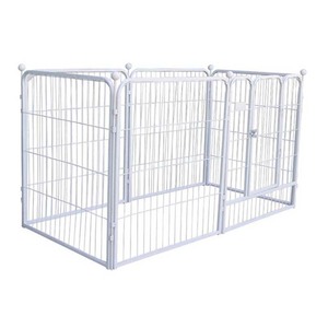 Modular เหล็กเคลือบสีขาวหลอด <span class=keywords><strong>kennel</strong></span> สุนัข Boarding kennels