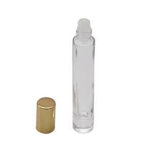 kundendefinierte 10 ml durchsichtige leere glasflasche für rollen des applikators lieferant