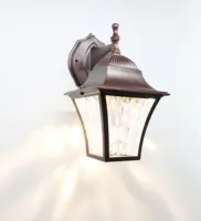 Высококачественный Алюминиевый уличный светильник классического дизайна, светодиодный садовый фонарь, Уличный настенный светильник