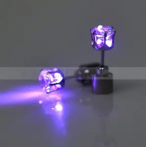 LED Ear Studs Ring Shinning Light