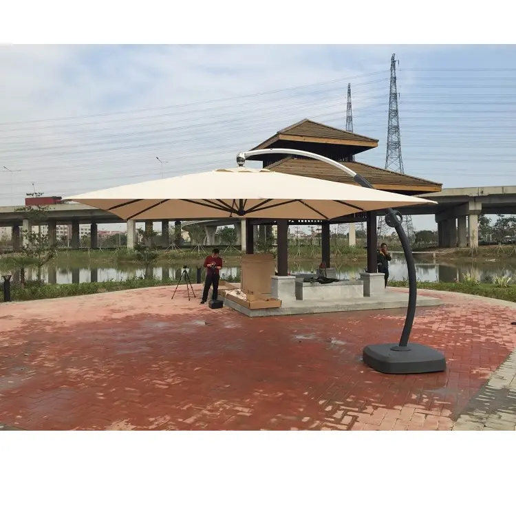 Wholesale Large Size Wind Resistant Outdoor p\Parasol Waterproof Patio Umbrella