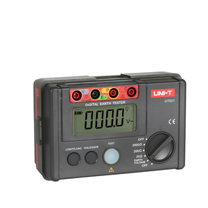 Testeur de résistance à la terre numérique LCD UNI-T UT521, voltmètre, 0-200V, 0-2000 <span class=keywords><strong>Ohm</strong></span> - Product Image 3