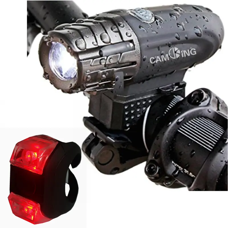 Hot selling USB Rechargeable Bike Light Set,powerful lumens bicycle front light free tail light,LED Bike front Light