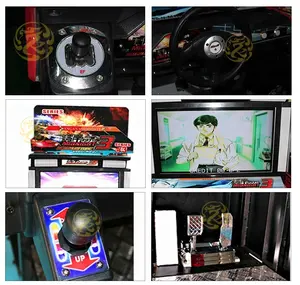 LCD Maximale Melodie orta gece 3 Arcade sikke Poerated oyunları atari makinesi toptan 32 inç yarış oyunu 300W resim 1 oyuncu