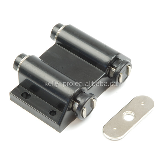 Пружинная двойная Магнитная защелка для нагрудного шкафа, сенсорная защелка, открывающаяся Магнитная защелка для шкафа, защелка для открытия двери шкафа