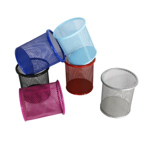 Giá để bút bằng kim loại lưới dành cho trẻ em, bàn làm việc văn phòng trường học Wideny - Product Image 4