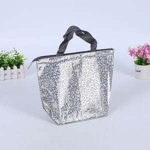 Custom Cheap Reusable Aluminium Foil Neoprene Lunch Box Thermal Bag Insulated Cooler Bag