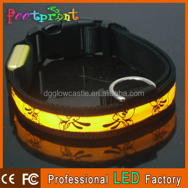 Guanghe след из светодиодов воротник колье для собак