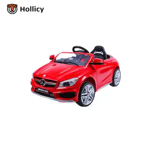 newest Mercedes-Benz CLA45 AMG license 12v battery powered ride on cars custom kids toy for wholesale Hollicy SX1538