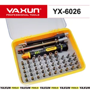 Новый YAXUN 51 в 1 Набор инструментов для ремонта/ручной инструмент/Полный Набор отверток для сотовых телефонов Iphone 4 5S ноутбук MP3 ноутбук