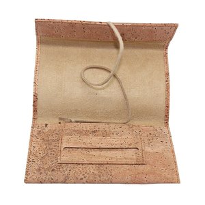 Boshiho Nuova Pochette per Tabacco <span class=keywords><strong>in</strong></span> Sughero Ecologica, Accessorio per Fumatori Vintage alla Moda per Uomo - Product Image 1