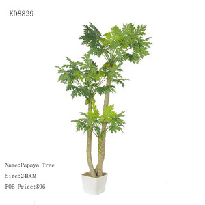 Al por mayor Evergreen artificial decorativa árbol de fruta de la <span class=keywords><strong>papaya</strong></span> con precio barato - Product Image 4