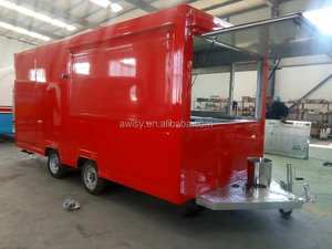 Camion de restauration mobile en aluminium et fibre de verre, <span class=keywords><strong>prix</strong></span> d'usine, neuf, pour café/glace/<span class=keywords><strong>crêpes</strong></span>, avec option bonbons - Product Image 5