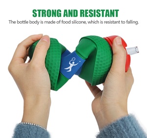 Collapsible Food Grade <strong>Water</strong> <strong>Bottle</strong> Silicone <strong>Golf</strong> Design Portable Leak Proof Travel <strong>Water</strong> <strong>Bottle</strong> - Product Image 6