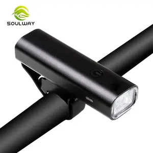 велосипед ledlight налобный фонарь Suppliers-Лидер продаж 2019, перезаряжаемый от USB аккумулятор 18650, ударопрочный передний светодиодный фонарь для велосипеда, съемный налобный фонарь