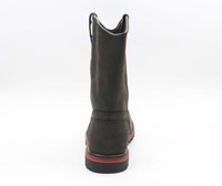 Zapatos/botas de seguridad con punta de acero de combate weltd de goma Goodyear de seguridad de cuero genuino negro para hombres
