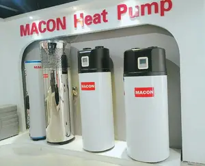 Water Heater Macon 200L Plastic Domestic Hot Water Heat Pump 3.5KW All In 1 Air Source Heat Pump Water Heaters