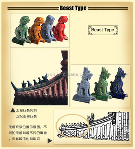 Decoratief Dak Figuren Dragon Dieren Chinese Antieke Dak Ornament - Product Image 5