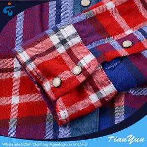 Meilleur vente professionnel nice écologiques blouses mode <span class=keywords><strong>plaid</strong></span> lady - Product Image 3