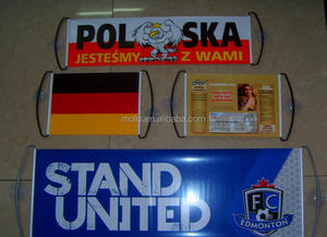 Alta calidad PET impresión personalizada fútbol Bandera de desplazamiento - Product Image 4