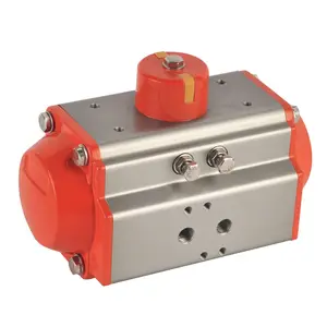 AT-50D double acting aluminum pneumatic actuator for water treatment