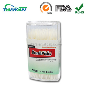 Boîte de cure-dents jetables de voyage en plastique pour l'hygiène dentaire avec 150 cure-dents ovales, certifiée CE/ROHS - Product Image 2