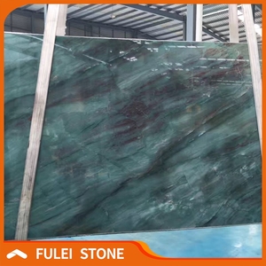 Dalles de granit en quartzite vert océan naturel du Brésil à vendre - Product Image 1