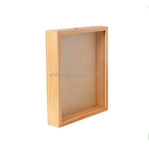 Marco de <span class=keywords><strong>Madera</strong></span> para Fotos y Cuadros, Caja de Sombra para Exhibición Profunda de 9x11 Pulgadas, <span class=keywords><strong>Natural</strong></span>, al por Mayor - Product Image 5