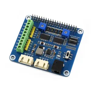 Stepper Motor HAT for Raspberry Pi, Drives Two Stepper Motors, Up to 1/32 Microstepping