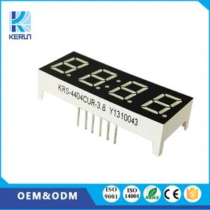 Professional manufacturer FND customized 0.4 inch 4 digit led 7 segment display for led clock show parts