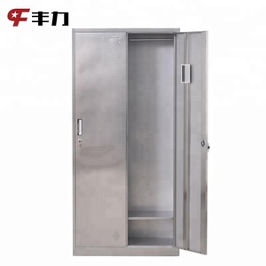 Casier de rangement moderne en acier à deux portes Classeurs en métal enduit de poudre pour l'école, le bureau, la <span class=keywords><strong>chambre</strong></span> et l'hôpital - Product Image 5